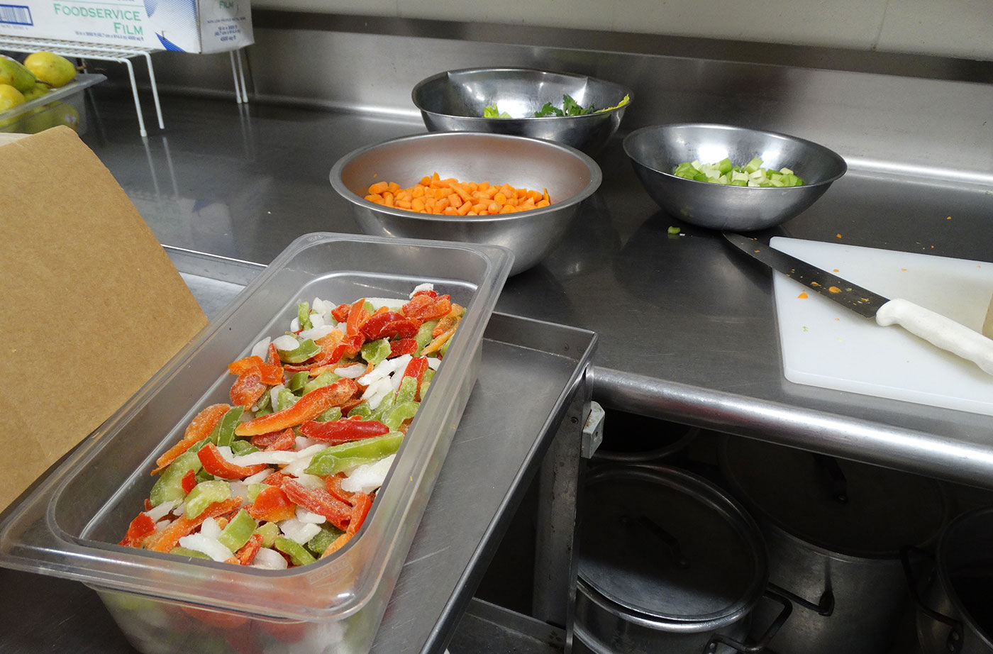 preparing soup in RSU 71