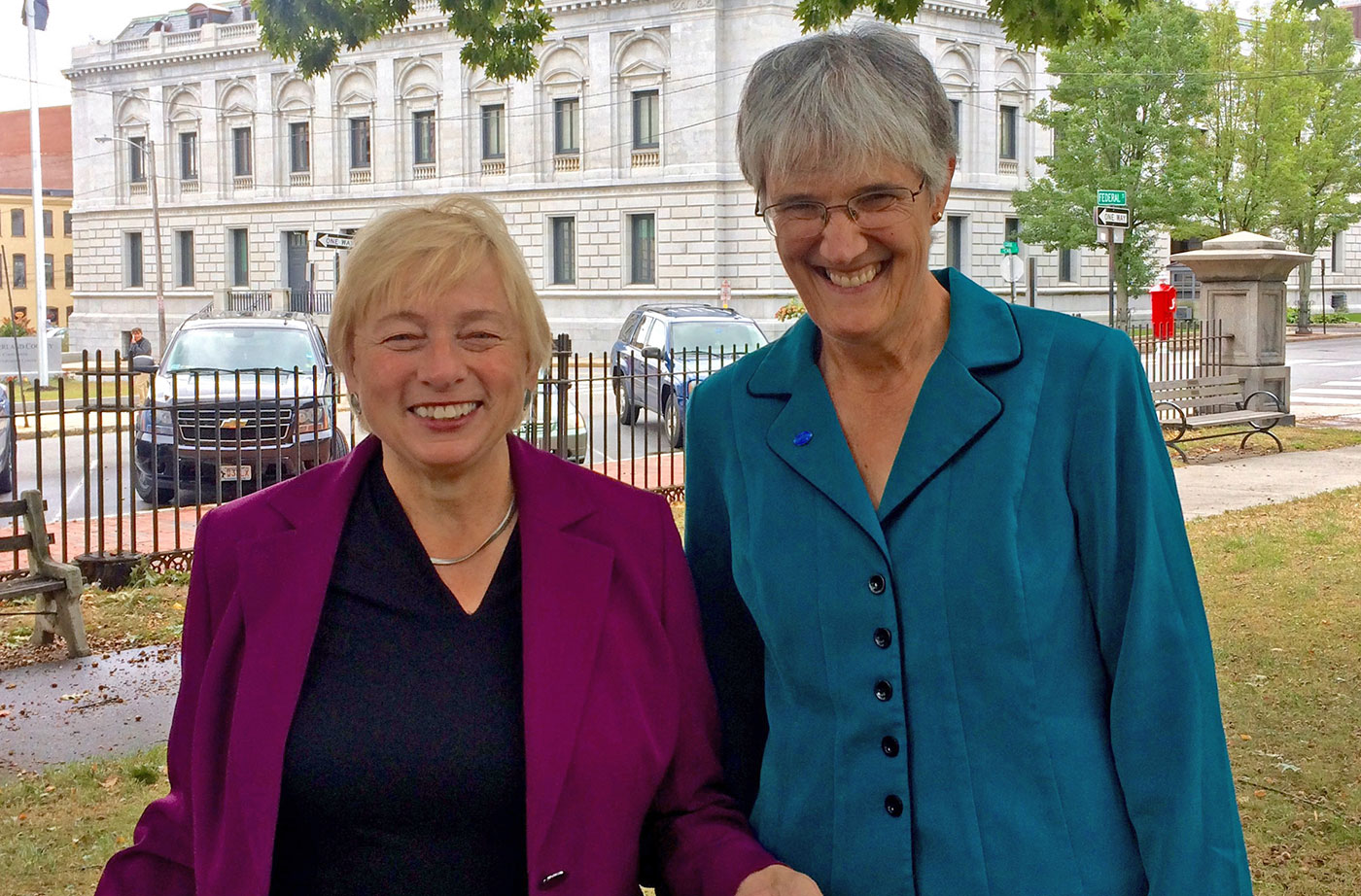 Governor Janet Mills and NRCM CEO Lisa Pohlmann