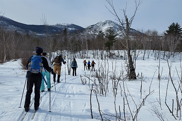 Skiing at Katahdin Woods and Waters National Monument