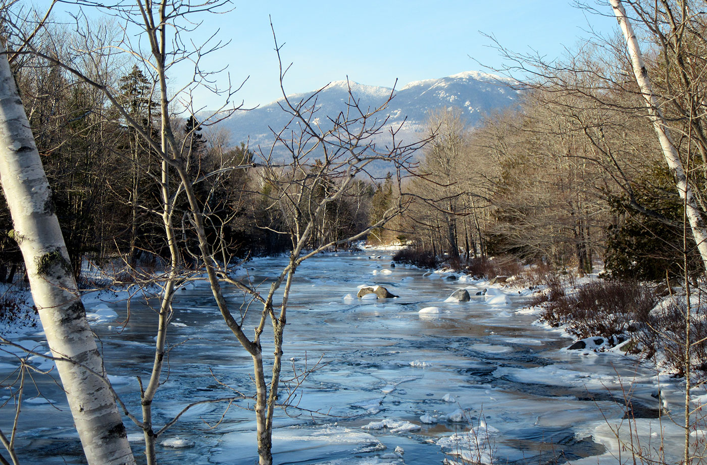 Carrabassett Stream by Linda Woods