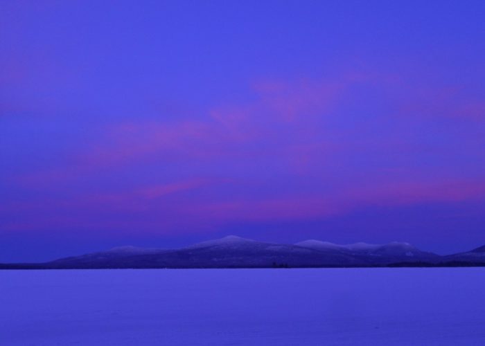 lily bay and baker mountains