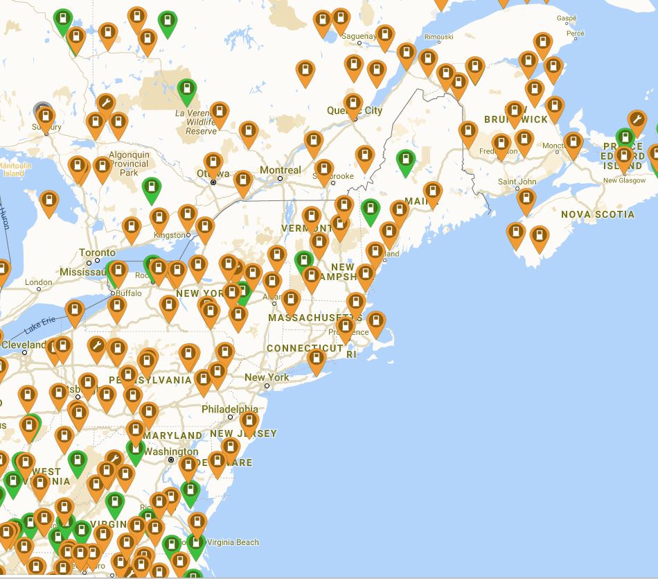 Plugshare Map