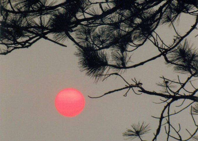 Sunset at Sebec Lake