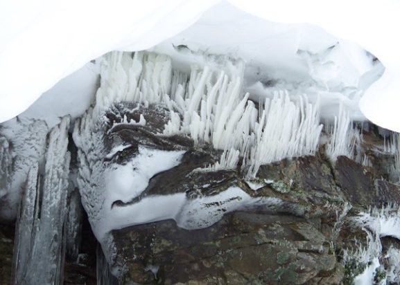 Grafton Notch in winter