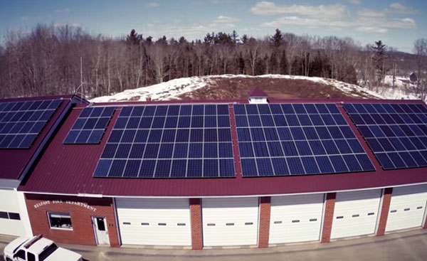 Belfast fire station solar