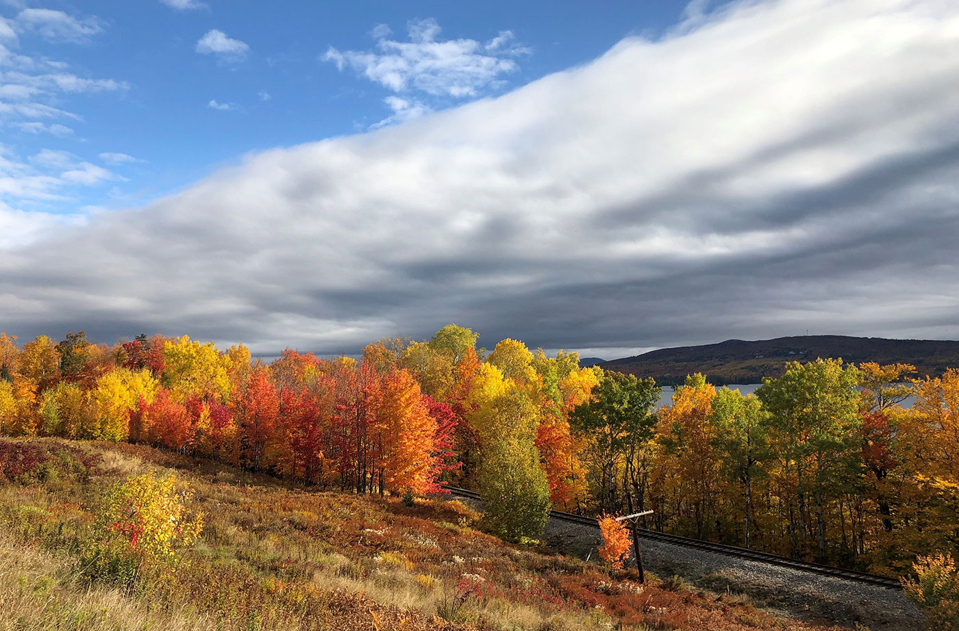 Moosehead Lake fall foliage