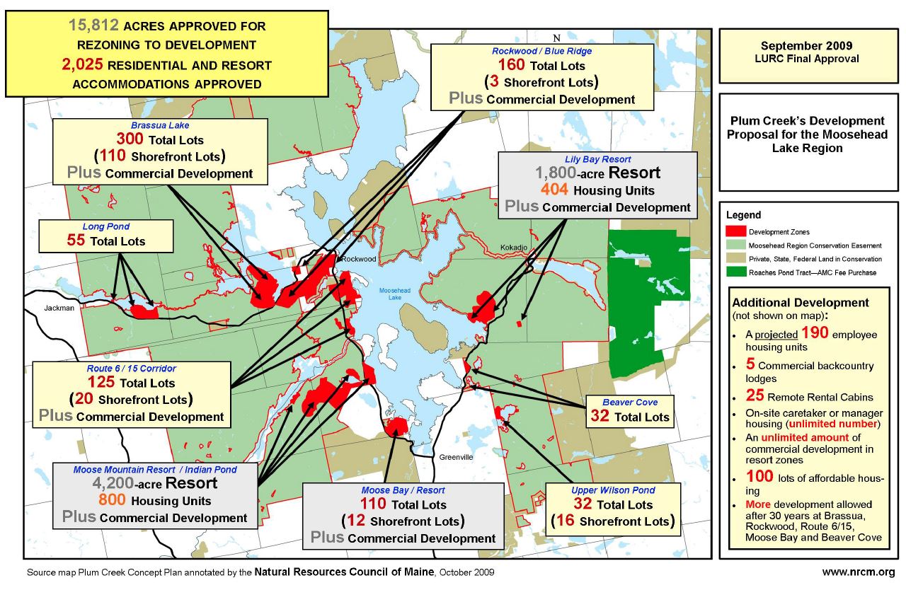 Plum Creek map LURC 2009