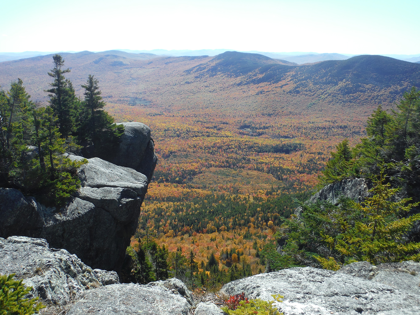 Tumbledown Mountain vista view