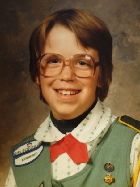 Beth as a Girl Scout