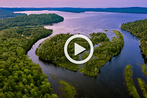 Clean waters of Maine