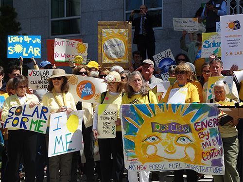 solar rally at State House