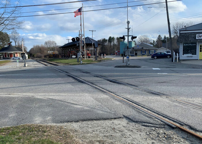 Old railroad line in Yarmouth