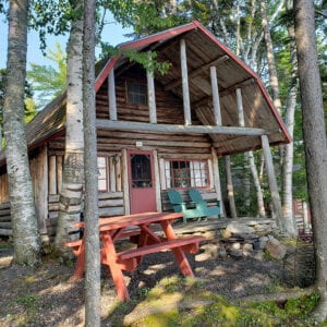 A cabin at The Birches