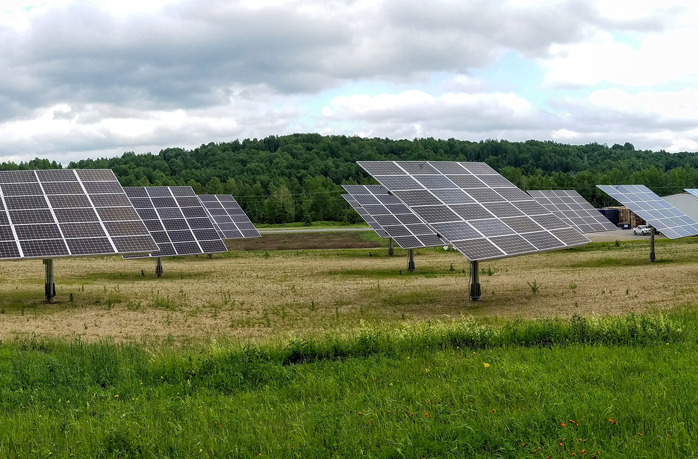 solar panels in Aroostook County