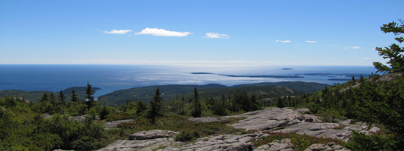 View from Cadillac Mountain, Acadia National Park, by Jayne Winters