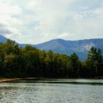 paddling Katahdin Lake