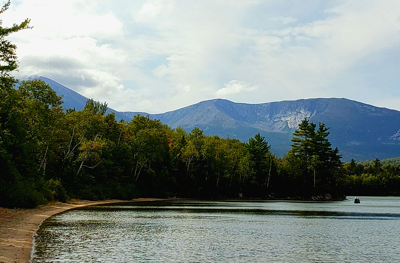 paddling Katahdin Lake