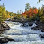 fly fishermen on Dead River