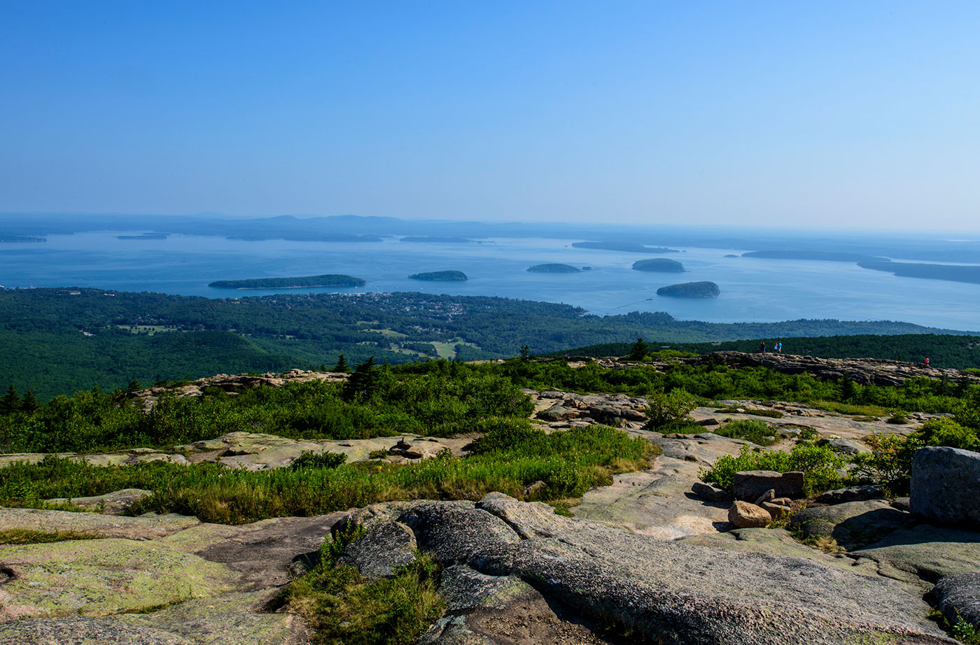 View from top of Cadillac Mountain