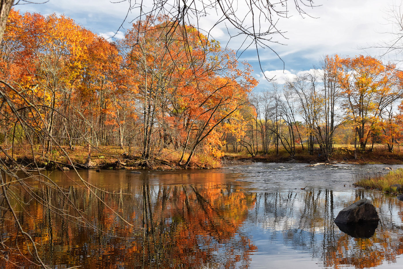 Sebasticook River in Burnham