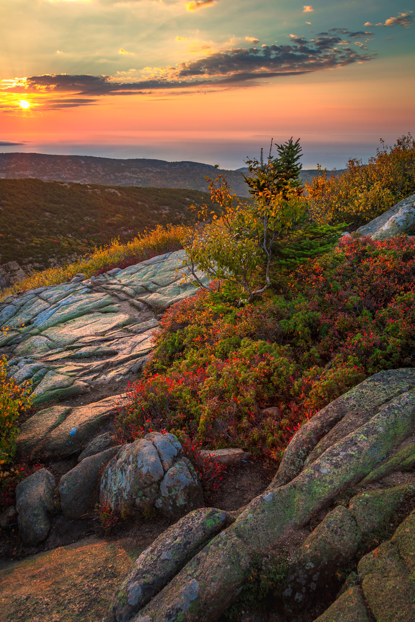 sunrise on Cadillac