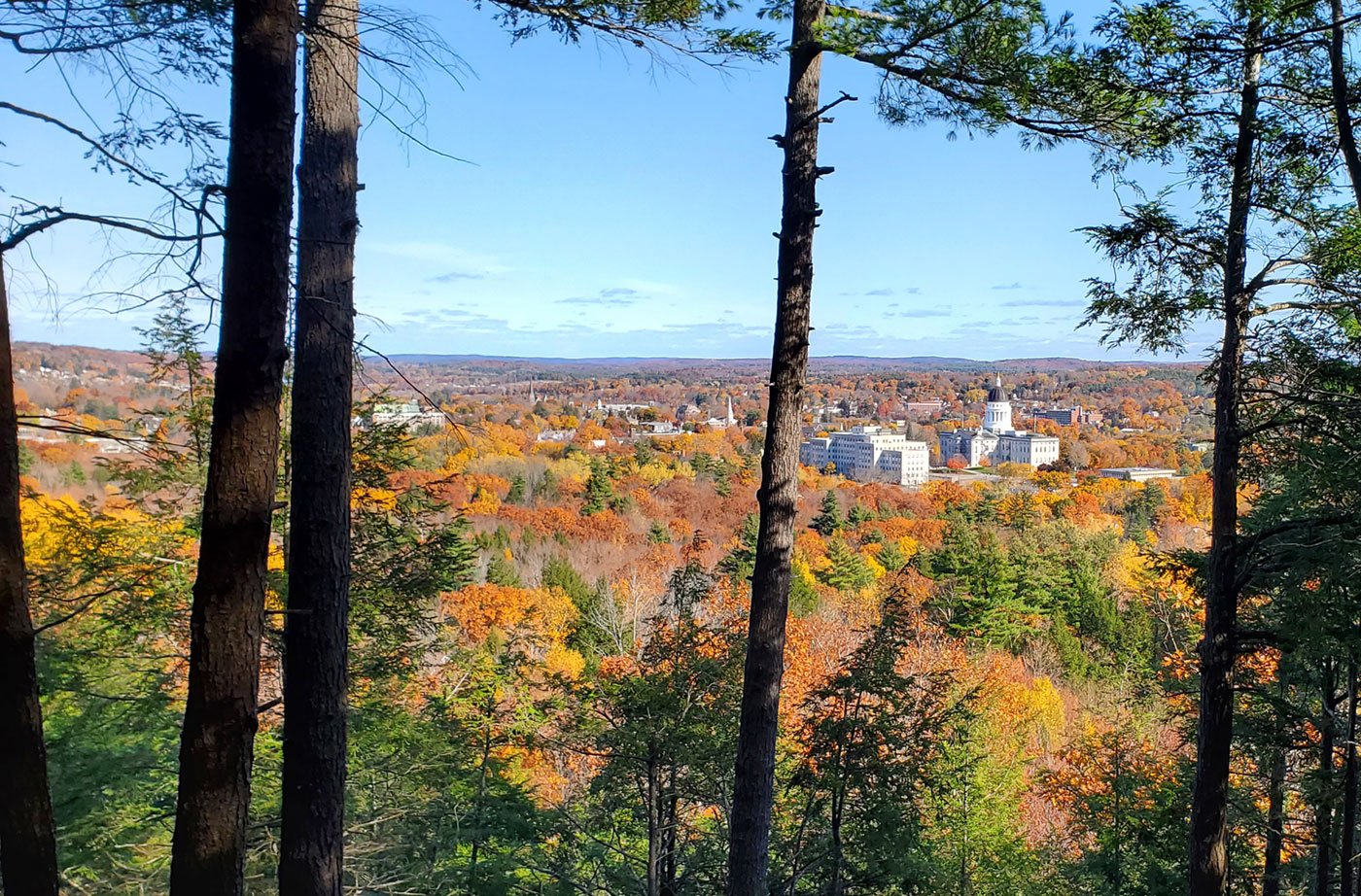 Maine State House from Howard Hill