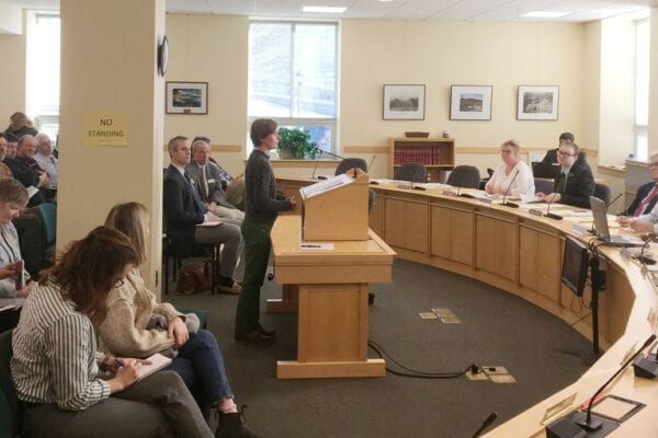 testifying at Maine Legislature