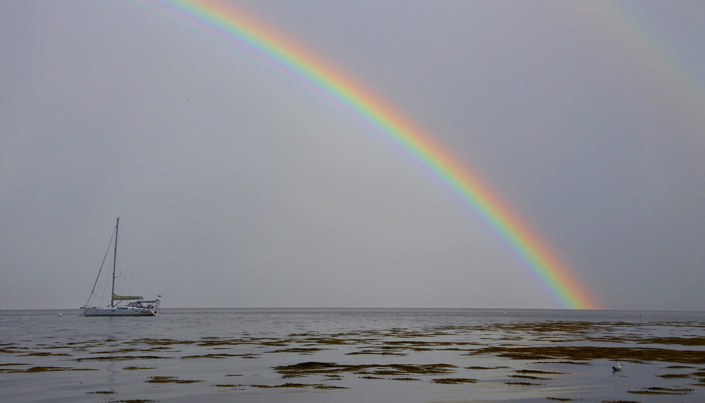 rainbow over Belfast