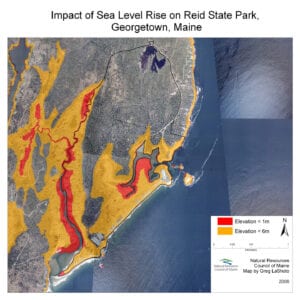 Reid State Park map