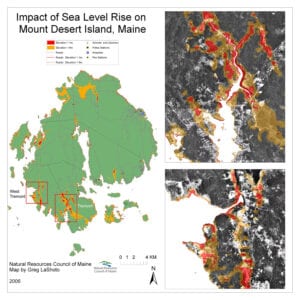 Mount Desert Island map