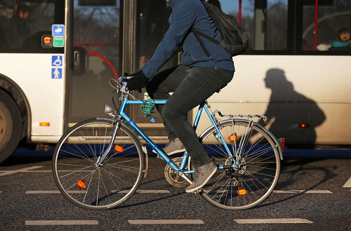 bike and bus