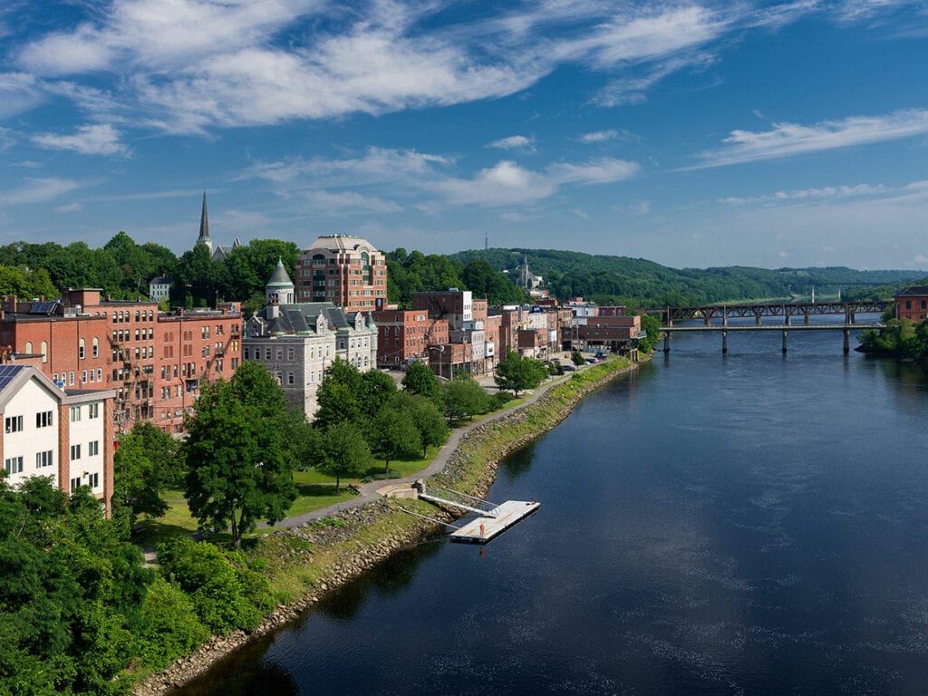 Augusta buildings & waterfront