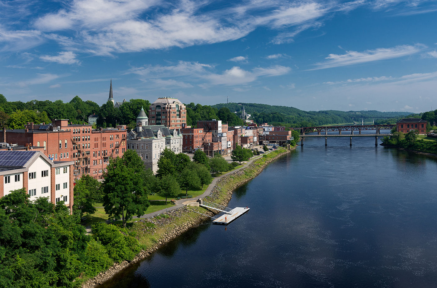 Augusta buildings & waterfront