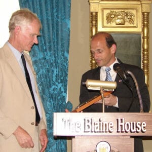 Brownie Carson and Gov. Baldacci