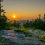 Beech Mountain sunset