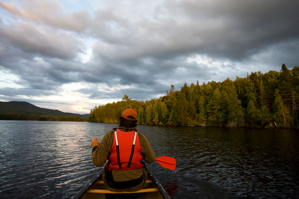 paddling in Moosehead