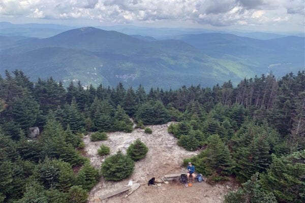 Melanie in the Western Maine mountains