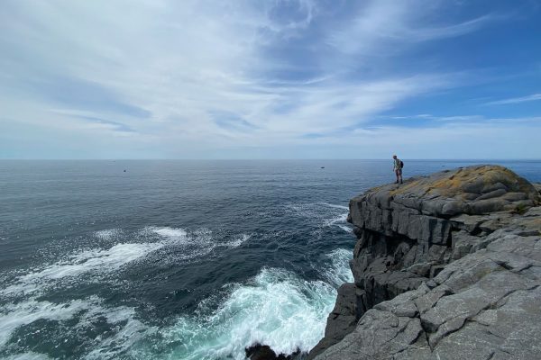 Josh on Monhegan