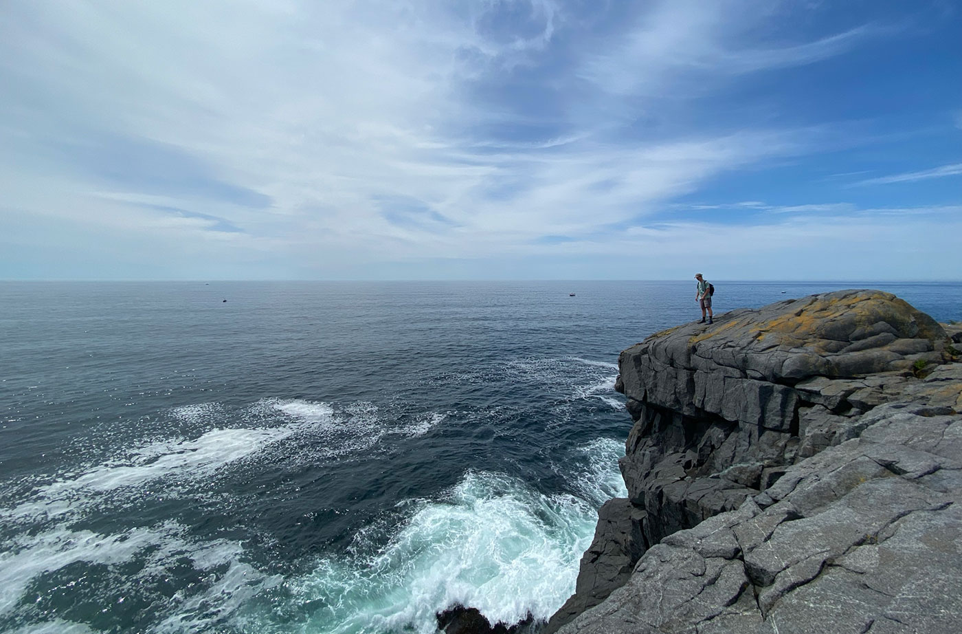 Josh on Monhegan