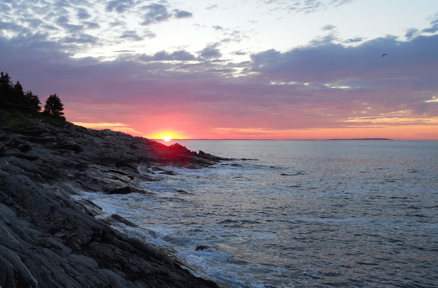 sunrise at Pemaquid