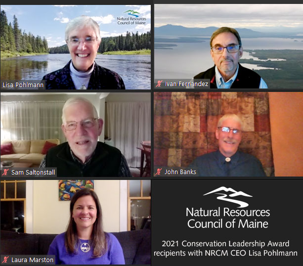 2021 Conservation Leadership Award recipients with Lisa