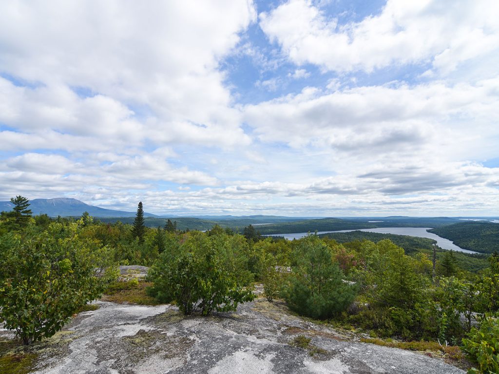 Viewpoint on the Debsconeag Backcountry Trail