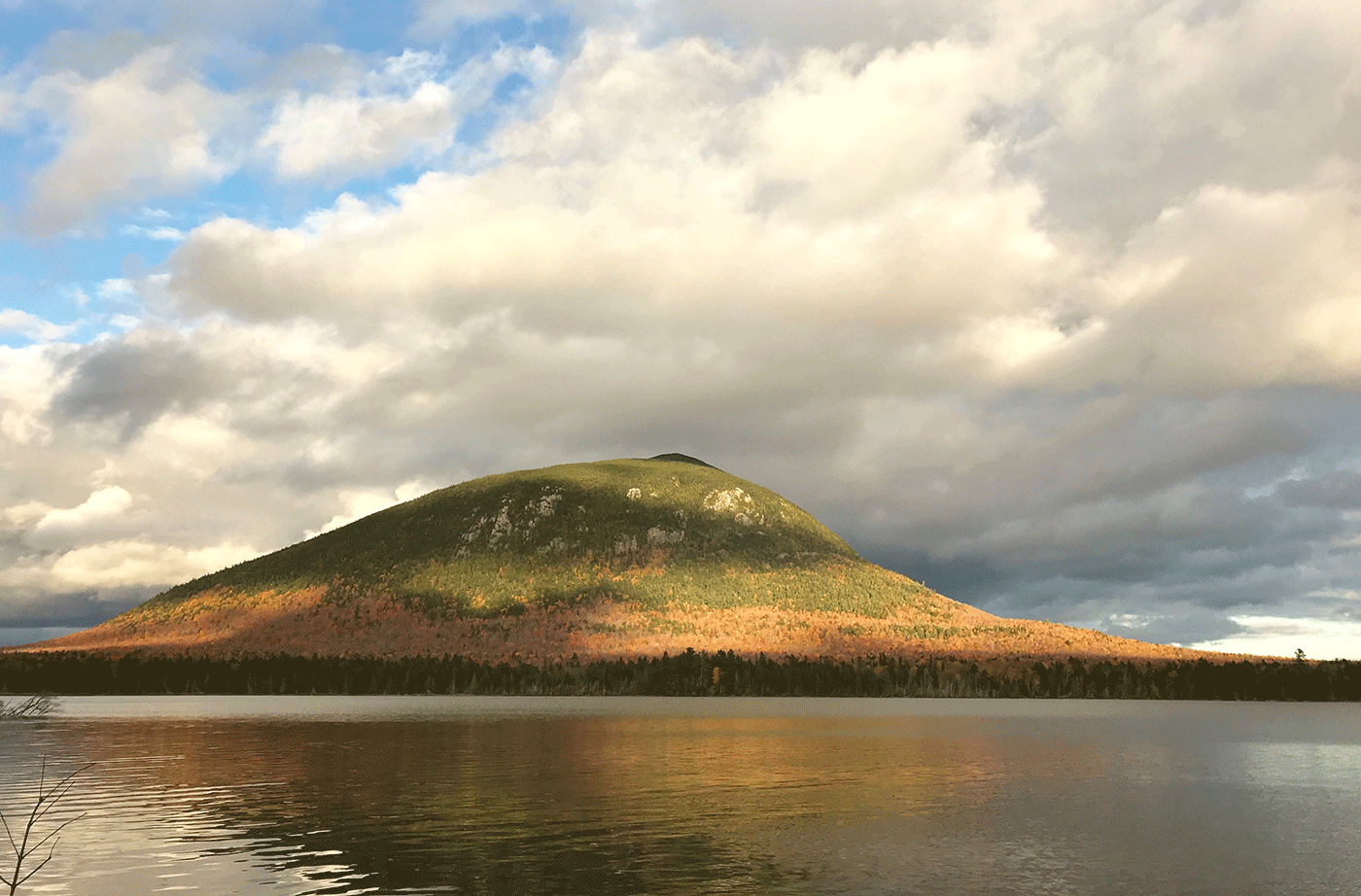 Spencer Mountain reflected in Spencer Pond