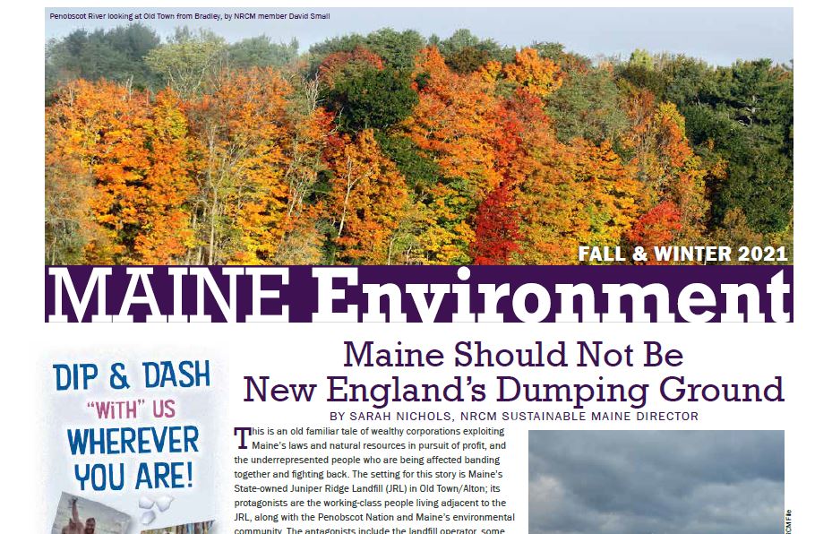 Fall-winter 2021 Maine Environment