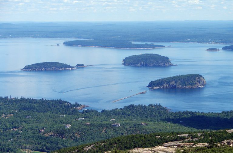 Frenchman Bay from top of Cadillac