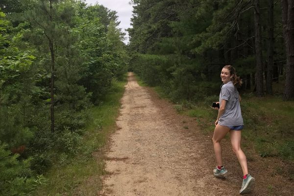 Hannah running