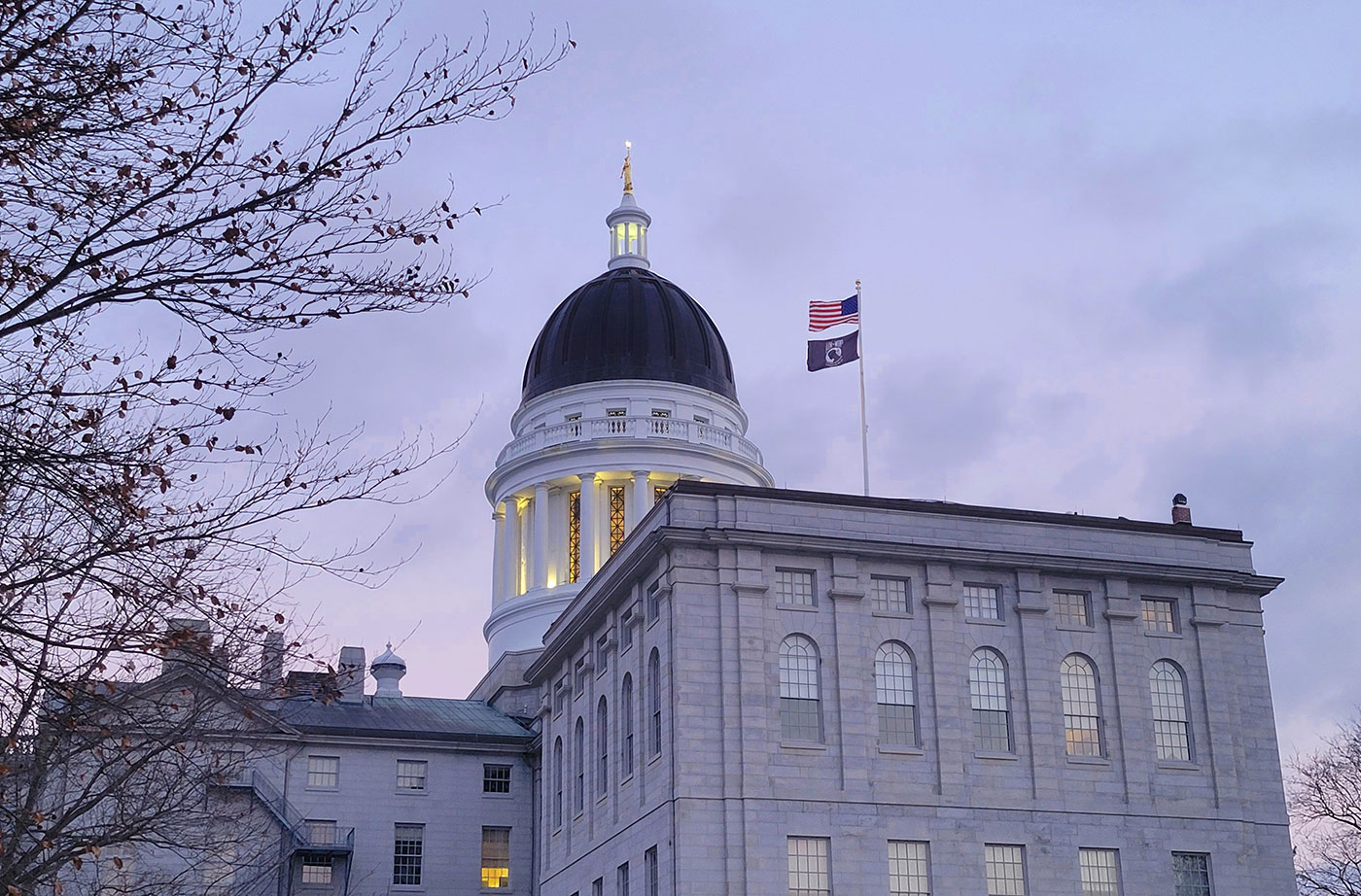 Maine State House dome