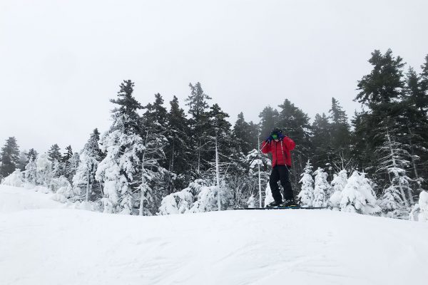 skier at Sunday River