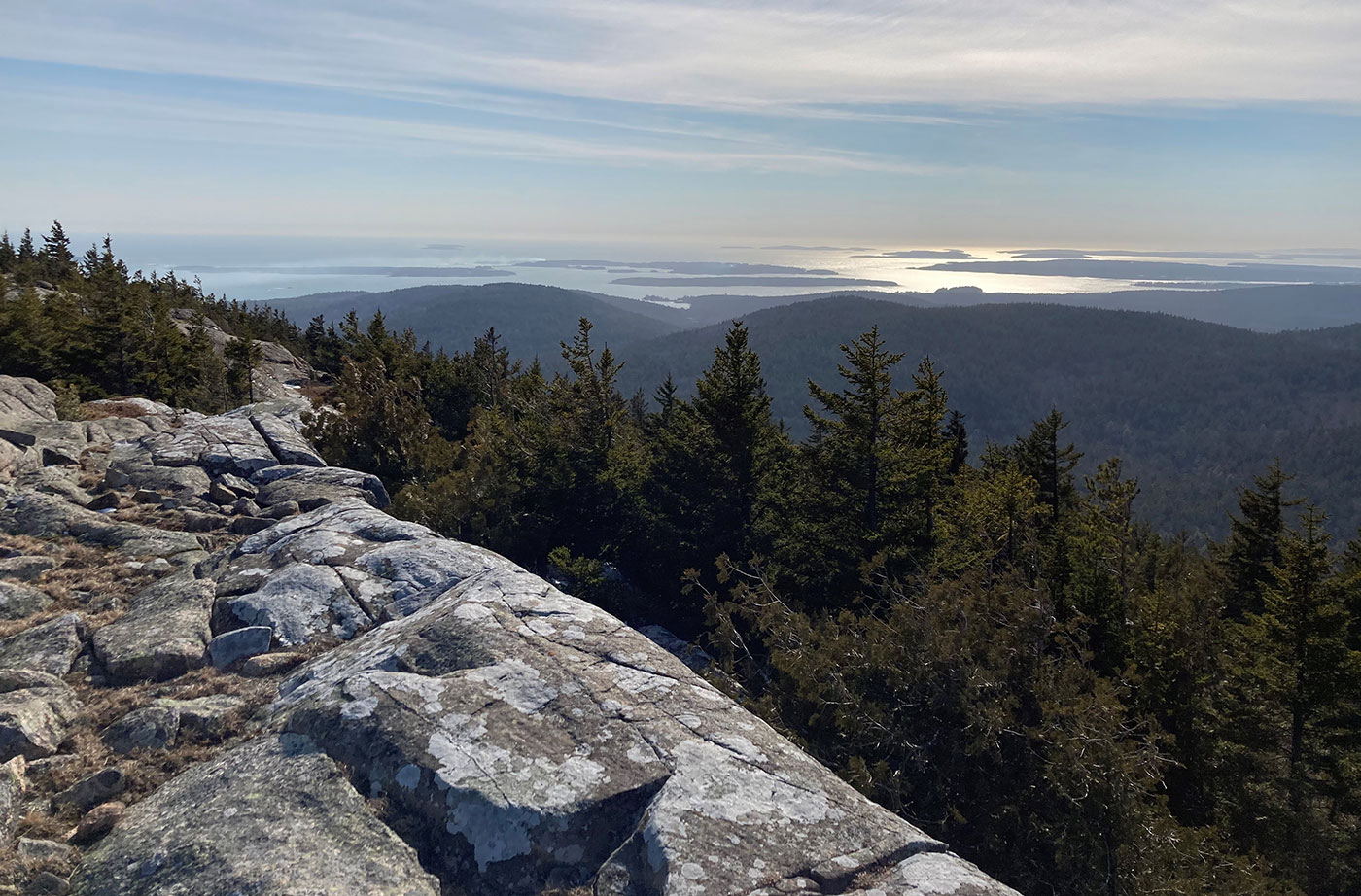 from south ridge Cadillac Mountain