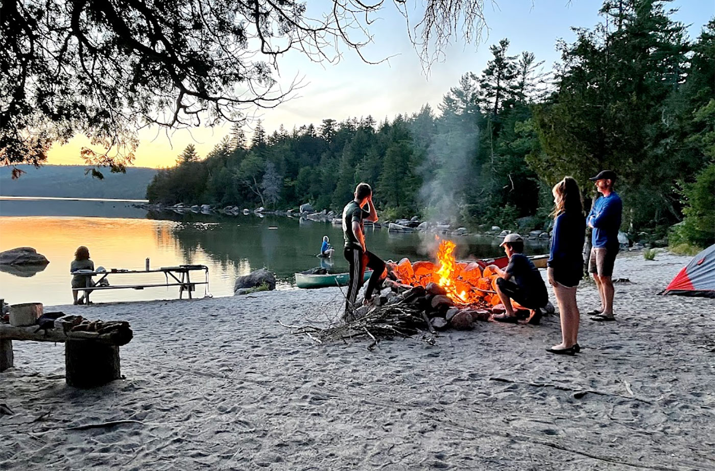 camping family